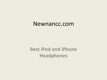 Best iPod and iPhone Headphones