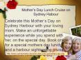 Mothers Day Harbour Celebrations Ideas