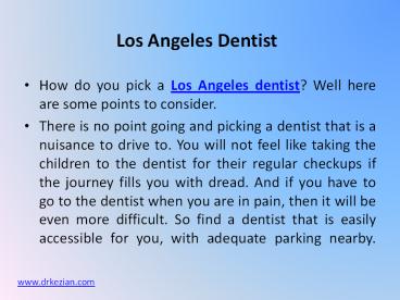 Los Angeles Dentist 3-26