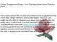 Cheap Engagement Rings - Your Feelings Matter More Than the Price