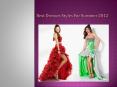 Best Dresses Styles For Summer 2012