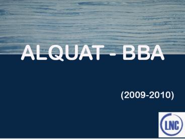 Alquat BBA