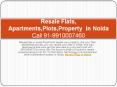 Resale Flats In Noida