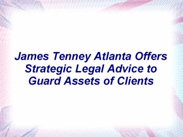 James F Tenney Atlanta