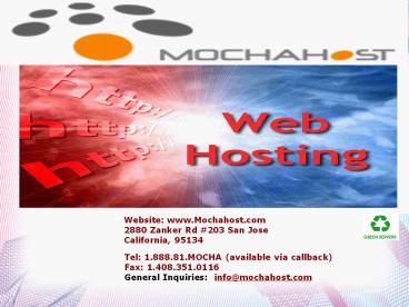MochaHost Offers Highly Affordable Web Hosting Services