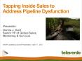 Tapping Inside Sales to Address Pipeline Dysfunction - Televerde PowerPoint PPT Presentation