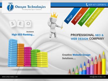 Oregon Technologies - Professional SEO Company India