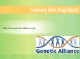 Genetic Alliance PowerPoint PPT Presentation