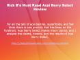Rick B's Must Read Acai Berry Select Review PowerPoint PPT Presentation