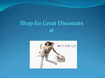 Macys Coupon Codes