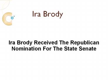 Ira Brody treasurer