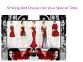 Striking Red Dresses for Your Special Time PowerPoint PPT Presentation
