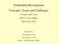 Concept and issues of sustainable development ppt PowerPoint PPT Presentation