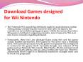 Download Games designed for Wii Nintendo PowerPoint PPT Presentation