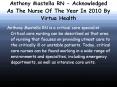 Anthony Mastella RN - Acknowledged As The Nurse Of The Year In 2010 By Virtua Health PowerPoint PPT Presentation