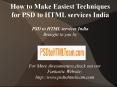PSD to Html services india PowerPoint PPT Presentation