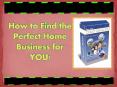 How to Find the Perfect Home Business for You! PowerPoint PPT Presentation