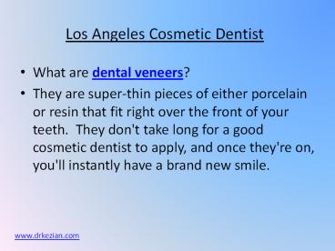 Los Angeles Cosmetic Dentist 6-19