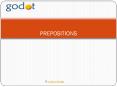 Prepositions PowerPoint PPT Presentation