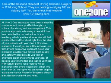 best driving school in calgary