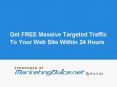 Increase Web Site Traffic - Learn How To Increase Free Web Site Traffic MarketingJuice.net PowerPoint PPT Presentation