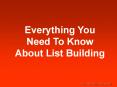 How to be expert in list building in really short time PowerPoint PPT Presentation