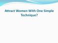 Attracting women PowerPoint PPT Presentation