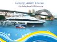 Luxury Lunch Cruise PowerPoint PPT Presentation
