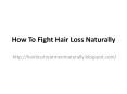 How to Grow Your Hair Quickly PowerPoint PPT Presentation