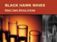 BLACK HAWK MINES - Republican House Psses new Mining Bill PowerPoint PPT Presentation