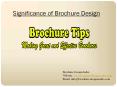 Significance of Brochure Design PowerPoint PPT Presentation