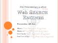 Web Search Engines PowerPoint PPT Presentation