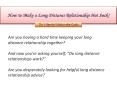 How to Make Long Distance Relationship Not Suck PowerPoint PPT Presentation