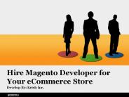 Magento Web Developer for Your eCommerce Store
