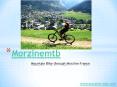 Bike traveling through Les gets with Mbt Morzine PowerPoint PPT Presentation