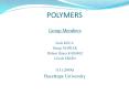 POLYMERS PowerPoint PPT Presentation