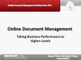 Online Document Management: Taking Business Performance to Higher Levels PowerPoint PPT Presentation