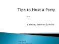 Tips To Host A Party! PowerPoint PPT Presentation