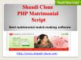 Shaadi Clone PHP Matrimonial Script PowerPoint PPT Presentation