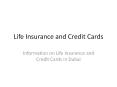 Life Insurance and Credit Cards in Dubai PowerPoint PPT Presentation