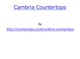 Cambria Countertops PowerPoint PPT Presentation