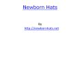 Newborn Hats PowerPoint PPT Presentation