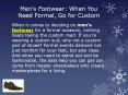 Men's Footwear: When You Need Formal, Go for Custom |  formal shoes PowerPoint PPT Presentation