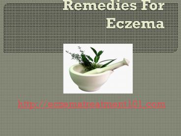 Free Home Remedies For Eczema