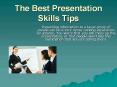 Presentation Skills Tips PowerPoint PPT Presentation