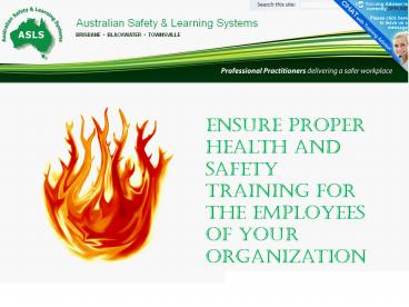 Occupational Health & Safety
