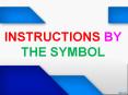 Instructions by the symbol PowerPoint PPT Presentation