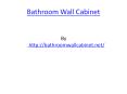 Bathroom Wall Cabinet