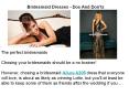 Bridesmaid Dresses - Dos And Don'ts PowerPoint PPT Presentation