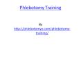 Phlebotomy Training
